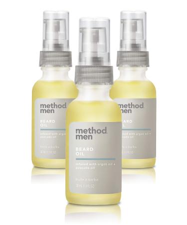 Method Men Beard Oil Sea + Surf 1 Ounce 3 pack