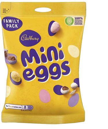  Cadbury Cadbury Mini Eggs Family Bag 296g - Buy Online on GoSupps.com
