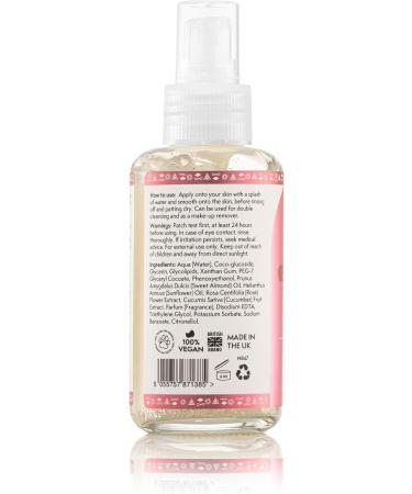 Nature Spell Gentle Foaming Face Cleanser & Makeup Remover 100 ml Face Wash for all Skin Types - Infused with Aloe Vera & Rose Water - 100% Vegan Made In The UK - Buy Online on GoSupps.com
