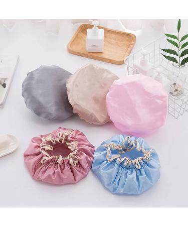 Household Double-Layer Waterproof Shower capthickened Women's Oil-Proof Shampoo capshower capshower caps Xiangbinse - Buy Online on GoSupps.com