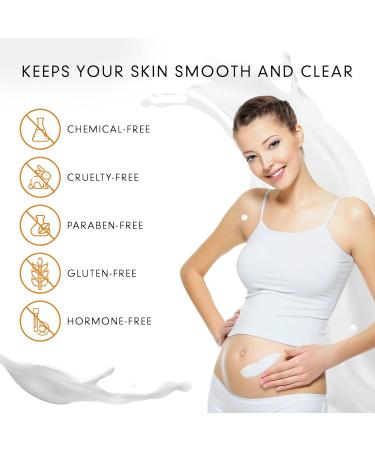 ML Delicate Beauty Stretch Mark Cream & Belly Butter - Advanced Skin Repair & Scar Treatment for All Skin Types - 4 Oz - Buy Online on GoSupps.com