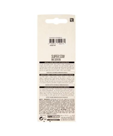 Buy Maybelline Superstay Ink Lipstick - Hustle In Heels (45) | Long-lasting Vibrant Color | International Shipping Available - Buy Online on GoSupps.com