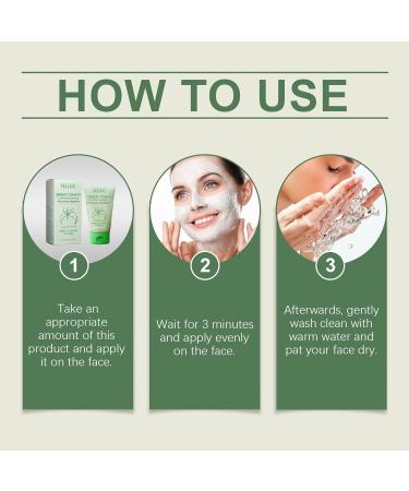 Green Tomato Clay Mask - Korean Skincare - Face Masks Skincare for Cleaning Pore Hydrating Nourishing - Clay Face Mask - Face Masks Beauty - Korean Face Mask - Skin Care Face Mask - Face Care - Buy Online on GoSupps.com