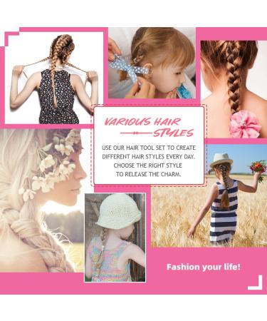 TsMADDTs Hair Loop Tool Set - 3PC Braid & Rat Tail Comb - Pink - Buy Online on GoSupps.com