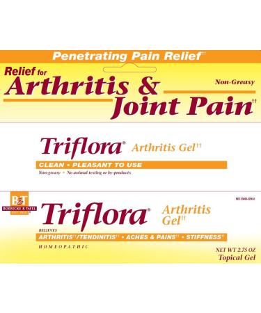 Boericke & Tafel Triflora Arthritis Gel 2.75 oz - Fast Pain Relief & Natural Formula - Buy Online on GoSupps.com