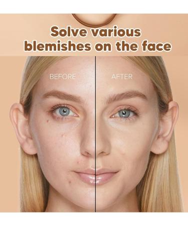 Full Coverage Concealer - Christmas Stocking Stuffers Gifts for Women Prefect Secret Santa Present for Women Waterproof and Sweat-Resistant Formula (02#) - Buy Online on GoSupps.com