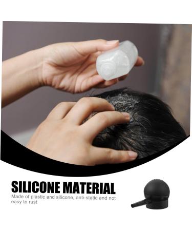 Beatifufu 1pc Hair Spray Bottle Fiber Powder Hair Building Nozzle Hair Fiber Nozzle Hair Powder Spray Black - Buy Online on GoSupps.com