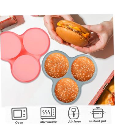 Alipis 2 Pcs Cake Mold (1 Blue + 1 Pink) Paper Cups Cake Pan Pancake Molds Cake Puck Mold Bakeware Pancakes - Buy Online on GoSupps.com