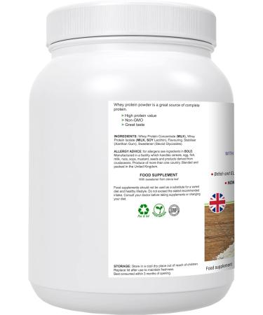 Biobodyboost WheyPro vanilla flavor Delicious whey protein supplement with vanilla flavor Highest quality milk from EU and GB 600g vegetarian powder - Buy Online on GoSupps.com
