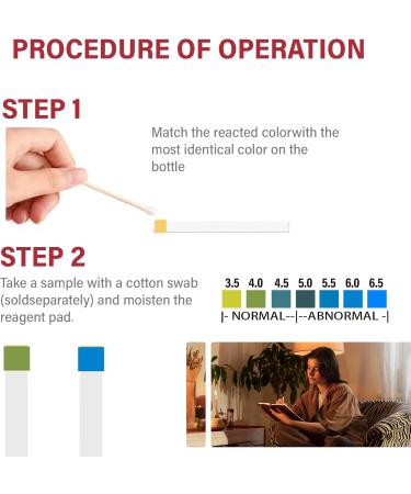 Vaginal Health pH Test Strips - 100 Count for Accurate Home Monitoring of Intimate pH Balance - Buy Online on GoSupps.com