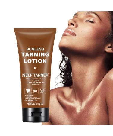 Tanning Cream for Sunbeds - Tanning Accelerator - Sunbed Cream for Outdoor Sun and Tanning Beds - Tan Enhancers & Accelerators with Natural Ingredients - Achieve a Natural Tan Skin 60g