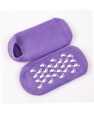 DOITOOL 1 Pair Cotton Sock Moisturizing Women Socks Women Spa Socks Hard Skin Repair Socks Moisturizing Socks Womens High Heels Womens Block Heels Foot Gel Purple Miss - Buy Online on GoSupps.com