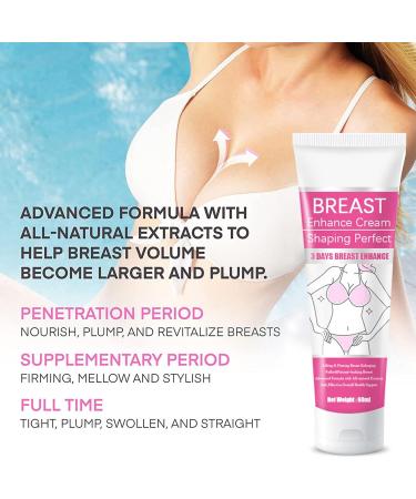  Eazerom 10 Firming Breast Cream 60ml Breast Enlargement Cream for Rapid Growth Firming Cream for Breast Lifting and Skin Care - Buy Online on GoSupps.com