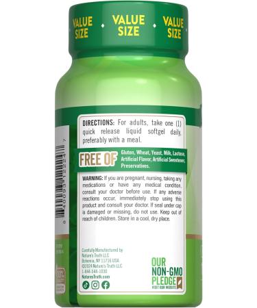 Nature's Truth Vitamin B12 | 1000 mcg | 150 Softgels | Non-GMO & Gluten Free Supplement - Buy Online on GoSupps.com