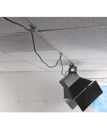 ALZO Suspended Drop Ceiling Light Mount Kit - Ideal for 2 Lights - Buy Online on GoSupps.com
