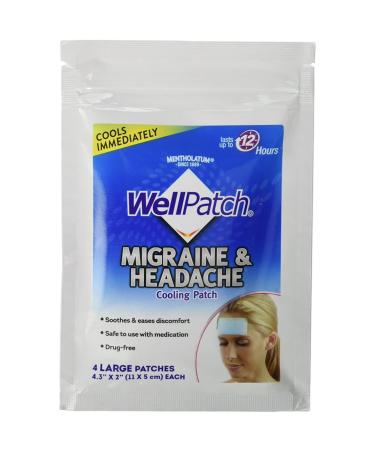 WellPatch Migraine Cooling Headache Pads-4ct