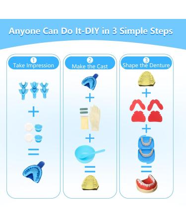 DIY Oral Care Kit at Home 3 DIY Custom Smile Full Kits Fully Customizable with 3 Complete Sets - Buy Online on GoSupps.com