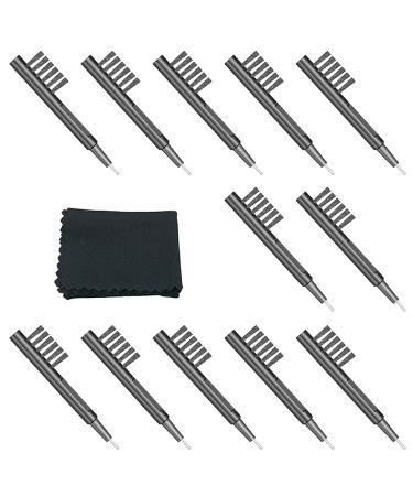 Hearing Aid Cleaning Brush Kit | 12-Piece Set with Wax Loop, Magnet, and Cloth | Ideal for Earbuds, Headphones, Airpods - Buy Online on GoSupps.com