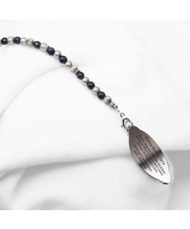 Custom Medical Alert ID Beaded Bracelet for Women | Personalized Stainless Steel Emergency ID Jewelry with Free Engraving | MunsteryAid | 6.5 to 8.5 Inches - Buy Online on GoSupps.com