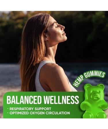 JOYLI Nutrition Hemp Gummies & Lung Cleanse Support Mullein Leaf Reishi Mushroom & Vitamins A C D E Vegan Sugar-Free Non-GMO Clean Lung Supplement 60 Gummies for Respiratory Health - Buy Online on GoSupps.com