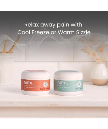numm. Muscle and Joint Relief Set - Topical Gel Combo Cool Freeze & Warm Sizzle Citrus Mint Scent Non-Staining 8oz - Fast International Shipping - Buy Online on GoSupps.com