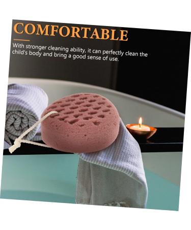 Ipetboom Coffee Bath Ball Foam Sponge Scrubber - Cute Body Wash Tools for Kids - Dacron Bath Sponges & Cleaning Brush - Buy Online on GoSupps.com