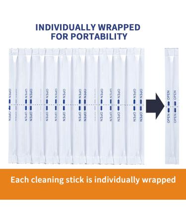 120 Pcs Double Head Cleaning Sticks for IQOS 2.4, 3.0 Duo/Lil/LTN - Wet Alcohol Cotton Buds for Oil Residues - Cleaning Pads Swabs for HEETS/GLO Heater - Buy Online on GoSupps.com
