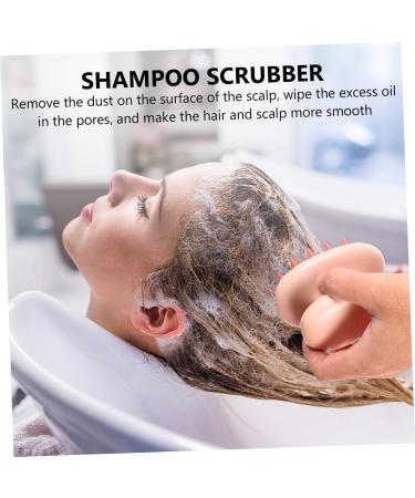 Tovinanna Silicone Massage Comb & Shampoo Washer - Scalp Massager Brush for Hair Care | 9.4x7cm Pink - Buy Online on GoSupps.com