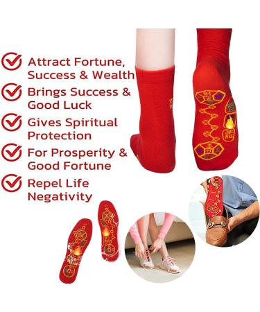 Feng Shui Seven Coins Insoles and Socks for Men Women - Set of 39 (2pcs) - Buy Online on GoSupps.com