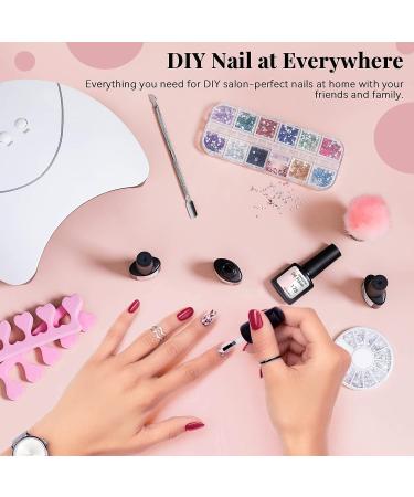 VANREESA Gel Nail Polish Kit with 12 Colors and 36W UV Light - Manicure Set for Women - Buy Online on GoSupps.com