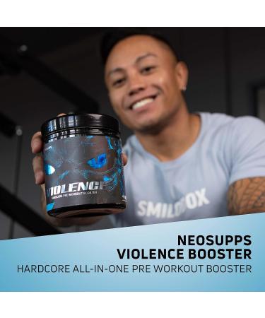 Neosupps Violence Booster - Blue Razz 300g | Boost Strength Endurance & Focus for Ultimate Training Performance - Buy Online on GoSupps.com