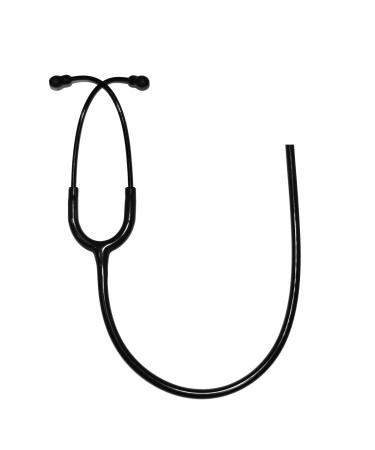 (Stethoscope Binaural) Replacement Tube by Reliance Medical fits Littmann Classic II SE Stethoscope - TUBING (ALL BLACK (BLACK EDITION))