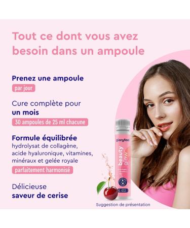 Beauty Ampoules with Royal Jelly 2500mg Premium Collagen Hydrolyzate VERISOL Raw Material Supports Skin Hair and Nails* with Biotin Hyaluronic Acid Vitamin C and more - Buy Online on GoSupps.com