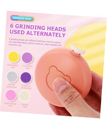 Vaguelly 1 Set Nail Grinder Adults Nail Care Polishing Tool Electric Nail Trimmer Manicure Kit Nail Polishing Accessory Electric Nail Sharpener Nail Trimmer Pedicure Tool 7X7X3CM Orange - Buy Online on GoSupps.com