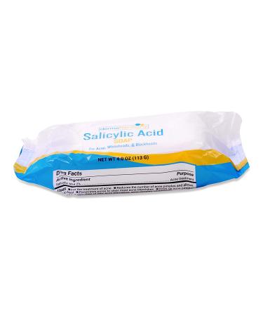 DermaHarmony 2% Salicylic Acid Natural Acne Soap (4 oz Bar) - Pack of 1 - Buy Online on GoSupps.com