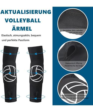 Muslong Volleyball Arm Sleeves for Kids - Compression Cuffs for Sports Elastic Pulp Sleeves 2-Pack - Buy Online on GoSupps.com