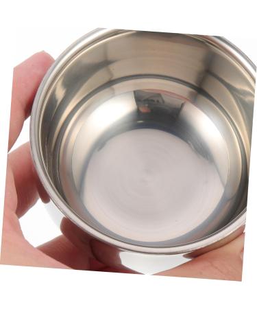 Moluckfu Bartbrush Shell Metal Shaving Cup - Portable Reusable Razor Bowl for Men | Perfect Gift for Shaving Enthusiasts - Buy Online on GoSupps.com