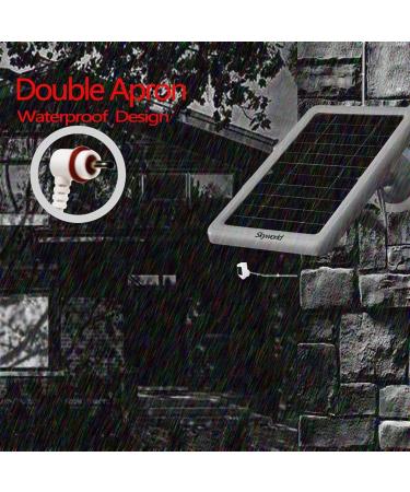 3 Pack Solar Panel Charger for Ring Camera - White | Compatible with Spotlight Cam & Stick Up Cam - Buy Online on GoSupps.com