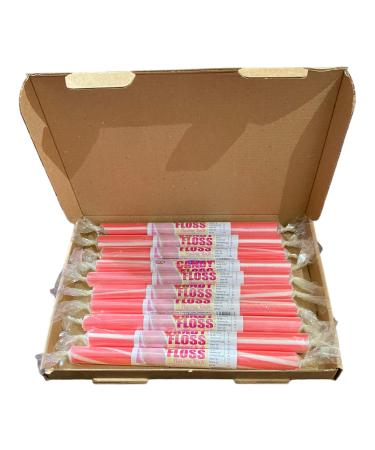 10 X Candy Floss Cake Gift Box Rock Sticks Handmade Traditional Rainbow Classic Sweets Retro Seaside Gift Wholesale Confectionery