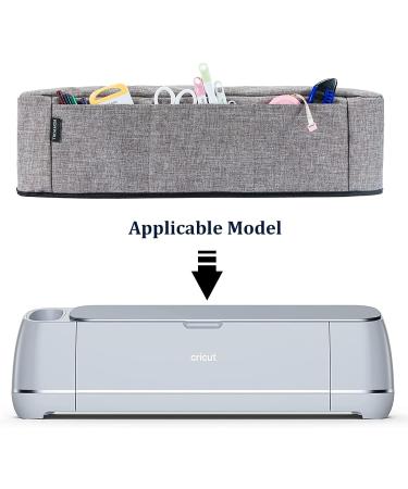 Grey Dust Cover for Cricut Maker 3/Explore Air 2 - with Pockets for Tools and Accessories - Scrapbooking Die-Cut Machine Cover - Buy Online on GoSupps.com
