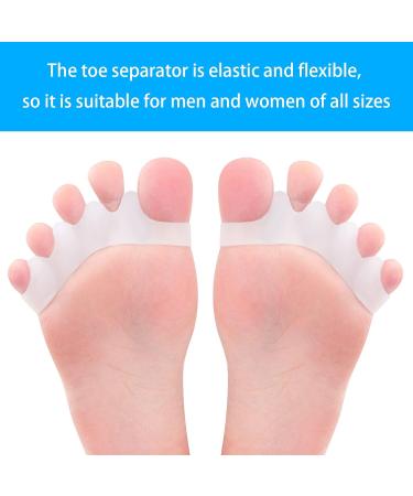 Bunion Correctors & Toe Spacers - 4 Pairs for Hallux Valgus Relief | Yoga Toe Separators for Women - Buy Online on GoSupps.com