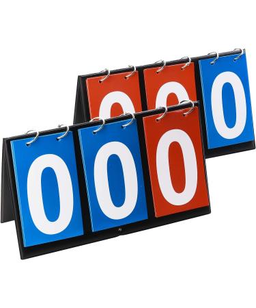 Bluecell Portable Table Top Scoreboards - Set of 2 for Volleyball, Basketball, Table Tennis - Buy Online on GoSupps.com