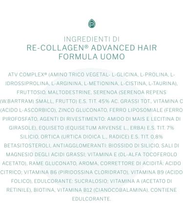  PromoPharma PromoPharma Re-Collagen Advanced Hair Formula Homme - 177 ml - Buy Online on GoSupps.com
