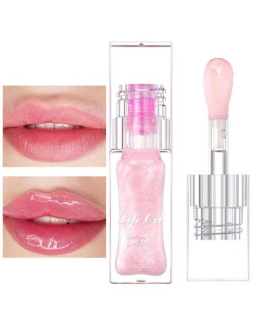 6.5g Magic Colour Changing Lip Oil Magic Color Changing Moisturizing Lip Glow Oil Color Changing Clear Nourishing Lip Glow Oil Lip Balm Moisturizer Tinted Nourishing PH Lip Stain For Dry Lips