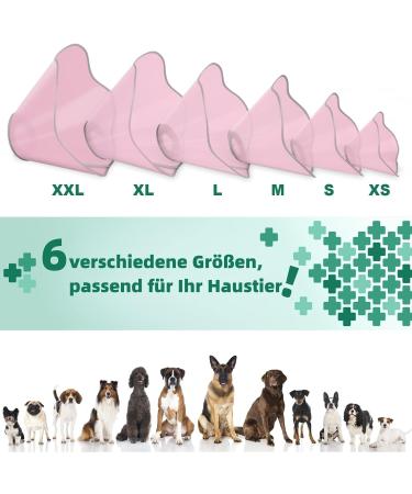 Buy Supet Rewkrause Leak Protection Collar for Dogs & Cats - Pink XXXL (25-28.5 cm) - Comfortable Protective Neck Collar for Recovery - Buy Online on GoSupps.com