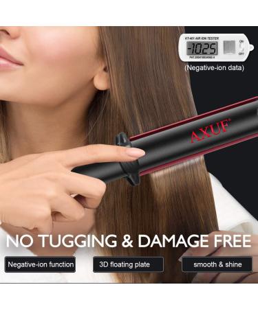 Buy 2 in 1 Hair Straightener & Curling Iron | Adjustable Temp Auto-Off Dual Voltage - Perfect for International Shipping - Buy Online on GoSupps.com
