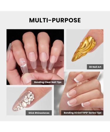 btartboxnails XCOATTIPS Solid Nail Glue Gel - 30g | Strong Long-Lasting UV Gel for Press-On & Acrylic Nails - Buy Online on GoSupps.com