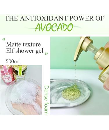  AILKE BOOST LUSTER AILKE Magic Snow White Shower Gel Clean Skin Moisturizing Brightening Skin Tone Natural Avocado Fragrance Gentle Body Wash Leaves Skin Feeling Soft 500 ml - Buy Online on GoSupps.com