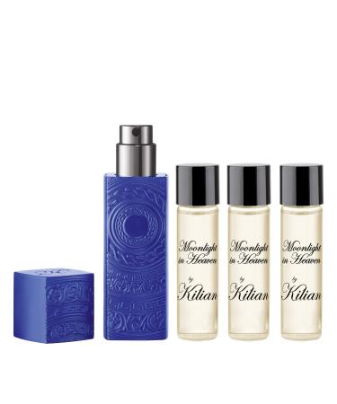 KILIAN MOONLIGHT IN HEAVEN by Kilian EAU DE PARFUM SPRAY REFILLABLE 0.25 OZ & EAU DE PARFUM REFILL 3 X 0.25 OZ
