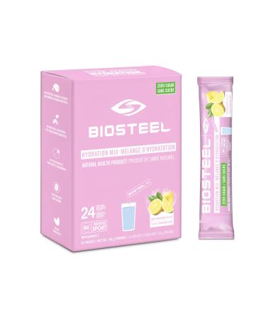BioSteel Hydration Mix Great Tasting Hydration with Zero Sugar and No Artificial Flavours or Preservatives Pink Lemonade Flavour 24 Single Serving Packets